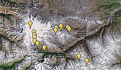 Elbrus on map